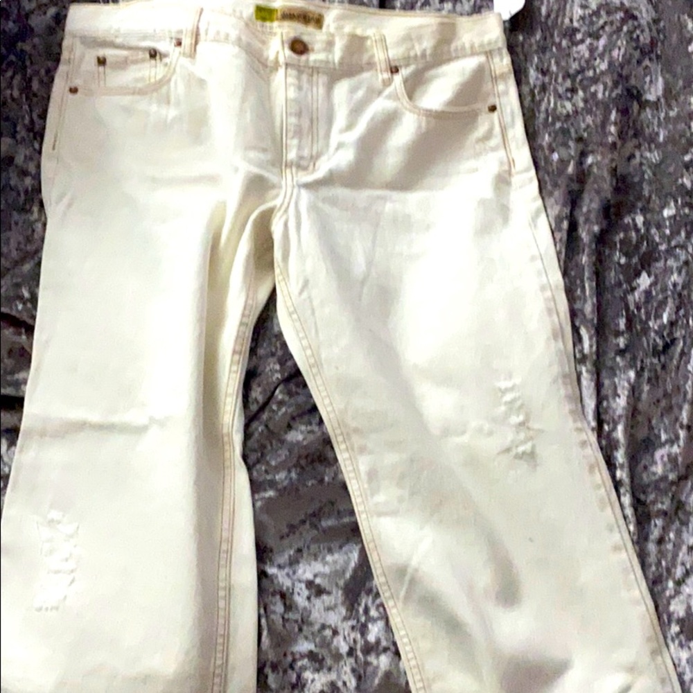 White jeans